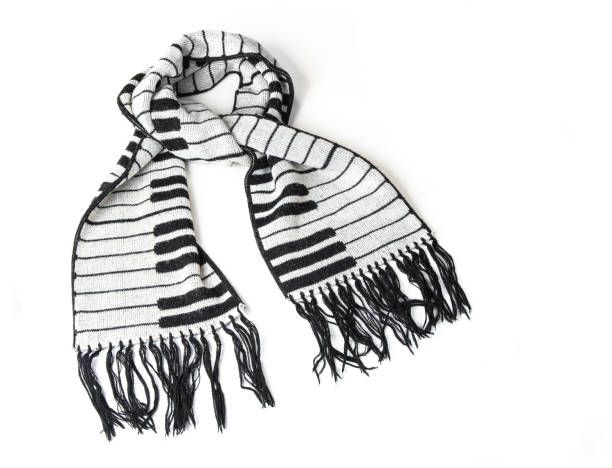 istock Winter scarf  on the white background 899921224
