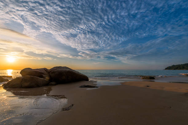 istock Sunset at Nai Thon beach 899935250