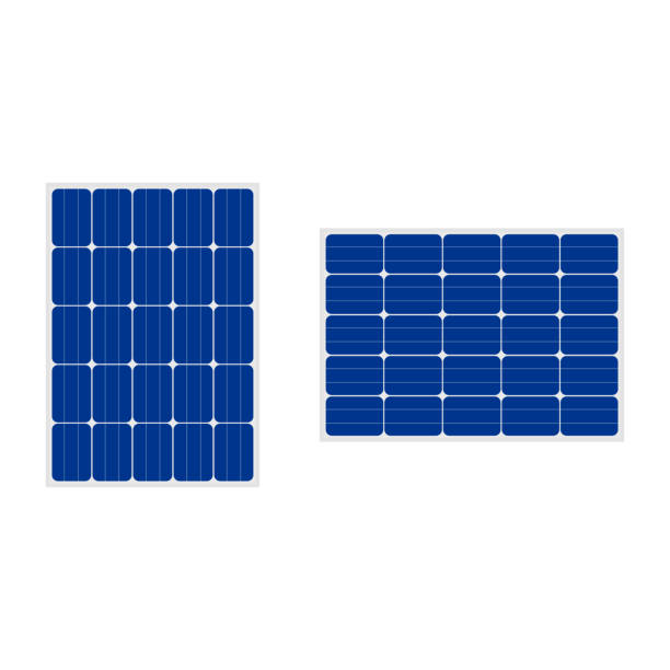 mit aufbau für eine  ðµñ  mit aufbau für eine ° ñ  ñ  - photovoltaik stock-grafiken, -clipart, -cartoons und -symbole