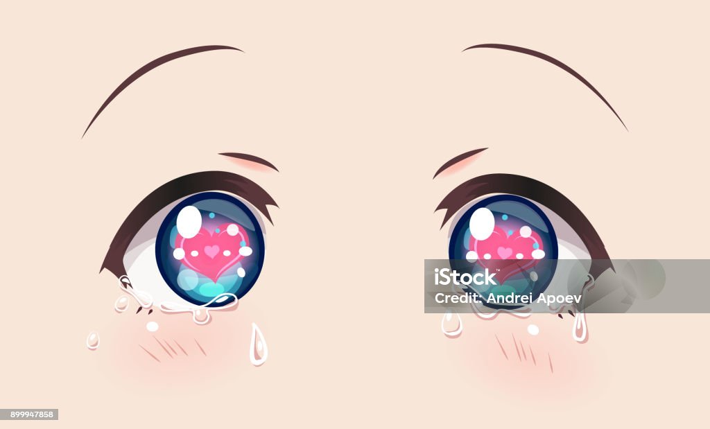 Đôi Mắt Khóc Yêu Thương Anime Cô Gái Hình minh họa Sẵn có - Tải xuống Hình  ảnh Ngay bây giờ - Biểu cảm khuôn mặt, Biểu tượng - Đồ thủ công,