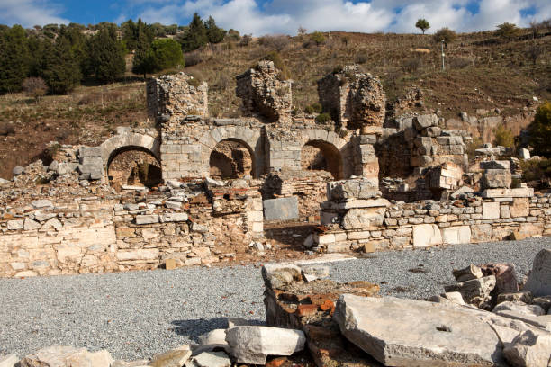 Ephesus ruins of the ancient city Ephesus ruins of the ancient city Izmir stock pictures, royalty-free photos & images