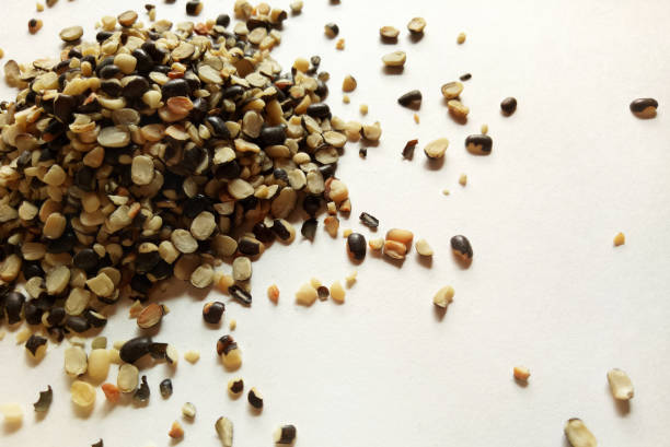 istock Crushed Split Black gram a healthy  and natural Indian pulses 899960858