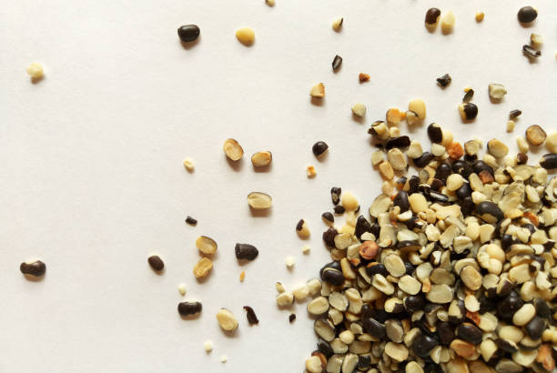 istock Crushed Split Black gram a healthy  and natural Indian pulses 899960864