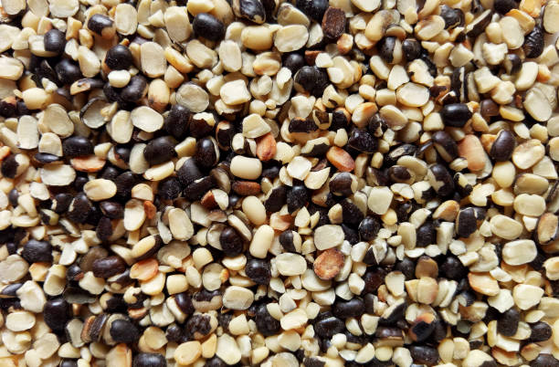 istock Crushed Split Black gram a healthy  and natural Indian pulses 899960998