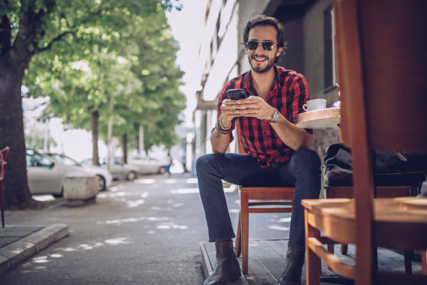 istock Man texting on the mobile phone 899972232