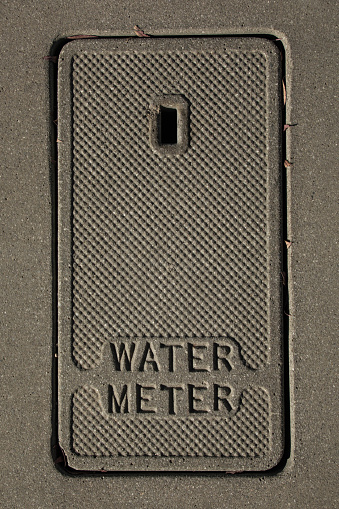 A water meter cover.