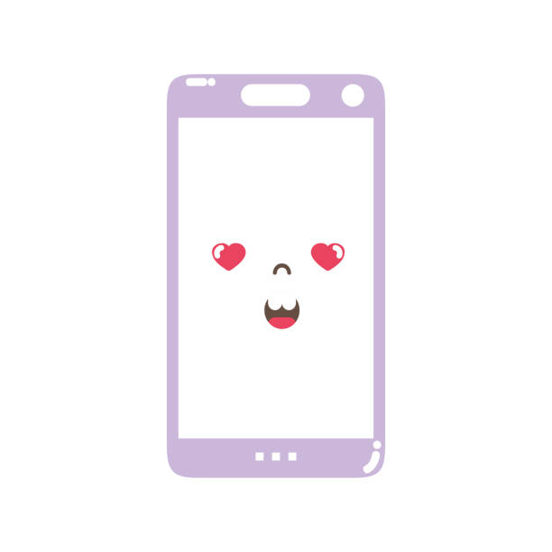 istock full color kawaii smartphone cute in love face 900021620