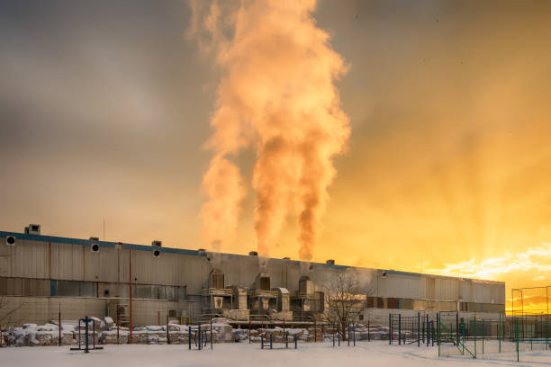 Ironworks. Environmental pollution by heavy metals and smoke