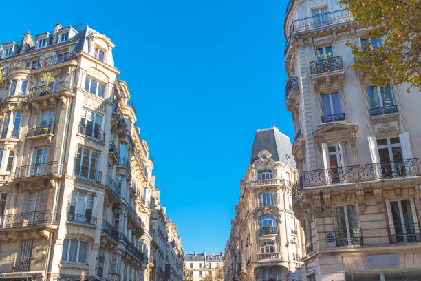 istock Paris, beautiful building facades 900025408