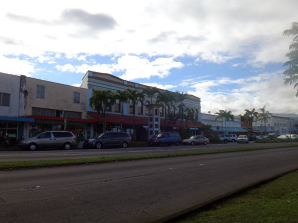 istock Street scene of Hilo, Hawaii. 900031246