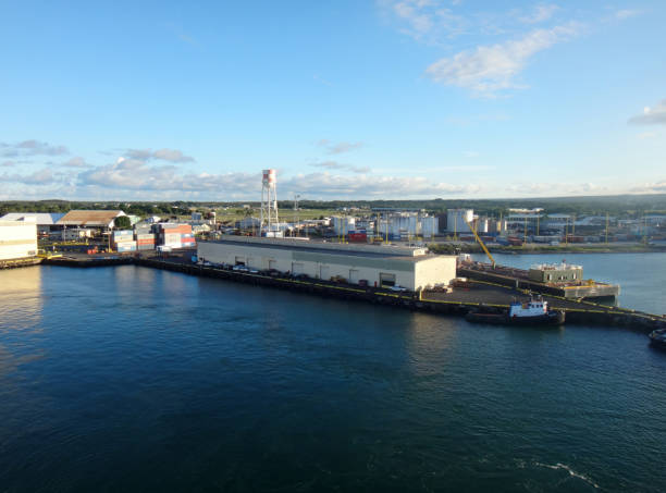 istock Departure from Hilo, Hawaii from a cruise ship. 900033514