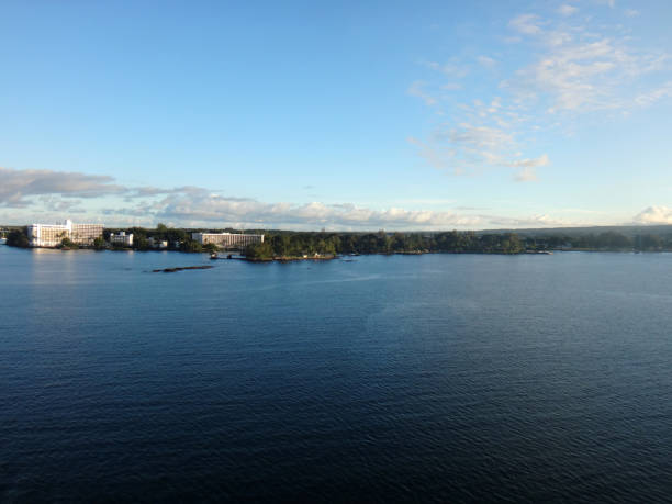 istock Departure from Hilo, Hawaii from a cruise ship. 900033680
