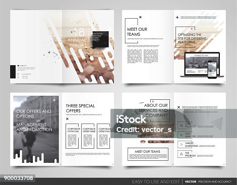 istock Poster flyer pamphlet brochure cover design annual report 900033708