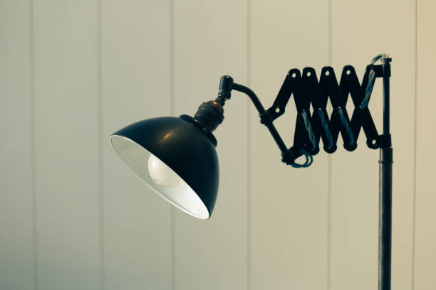 istock Electric black retro lamp 900038598