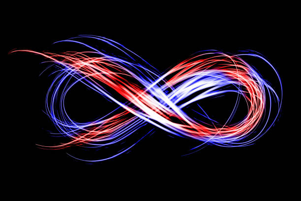 istock infinity sign created by neon freeze light on a black background 900043438