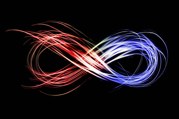 istock infinity sign created by neon freeze light on a black background 900043446