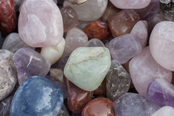istock Set of natural mineral gemstones 900097490