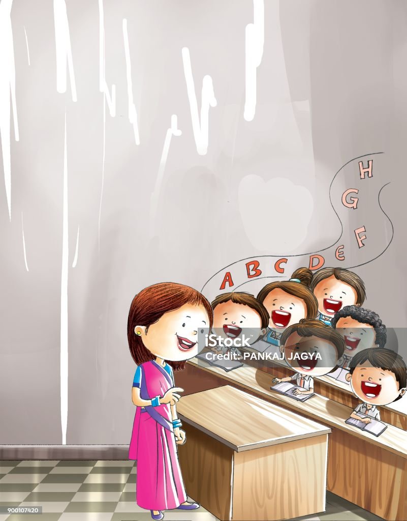 Abcd Song Stock Illustration - Download Image Now - Art, Cartoon,  Celebration - iStock