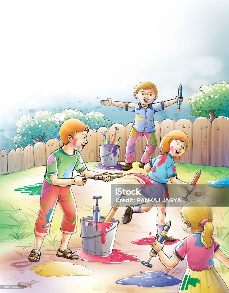 Holi Stock Illustration - Download Image Now - Art, Cartoon, Cheerful - iStock Holi Stock Illustration - Download Image Now - Art, Cartoon, Cheerful - iStock