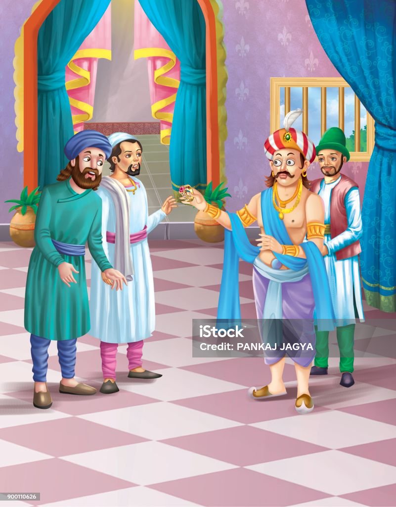Tenali Raman Images Tenali Raman Stories Stock Illustration - Download Image Now - Adult ...