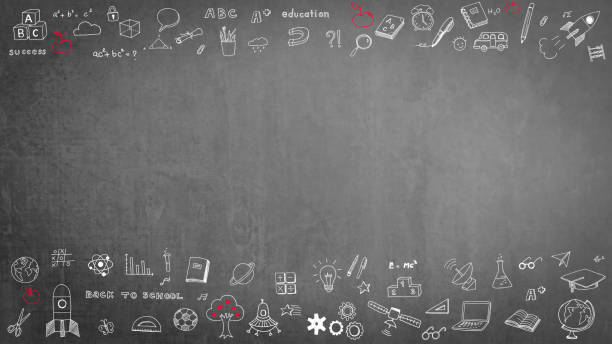 istock Education school black chalkboard with copy space 900111818