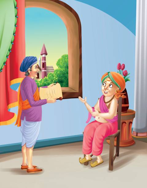 Tenali Darbar Stock Illustration - Download Image Now - Adult, Art, Cartoon  - iStock