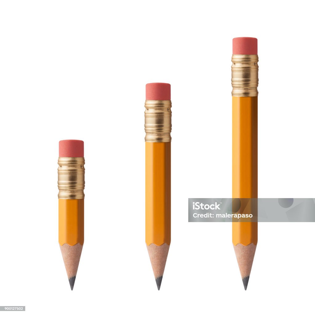 Pencils on a white background Pencils on a white background. Pencil Stock Photo