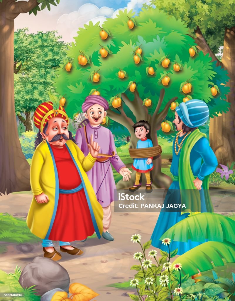 Akbar And Birbal Stock Illustration - Download Image Now - Child, Adult,  Art - iStock