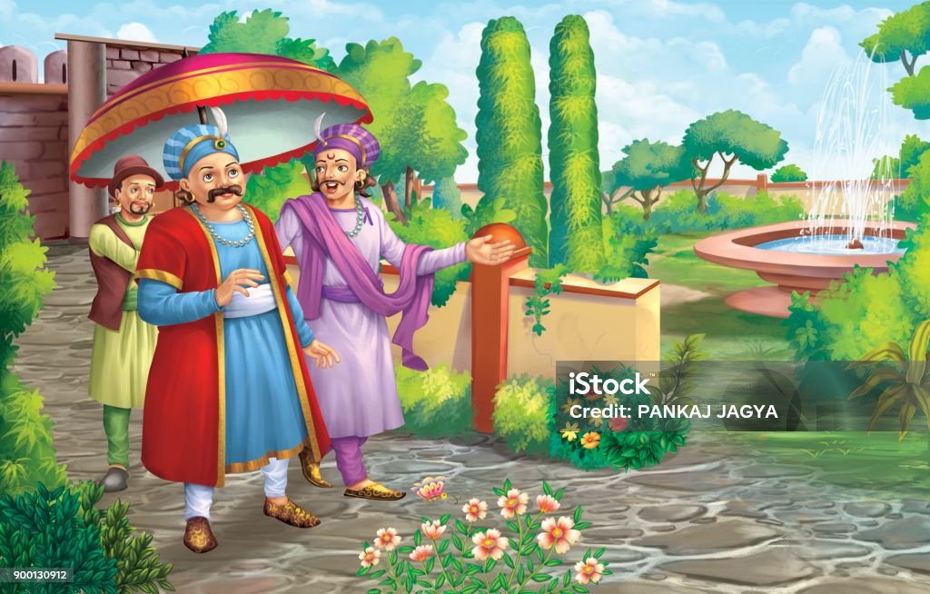Akbar And Birbal Stock Illustration - Download Image Now - Adult, Art,  Cartoon - iStock