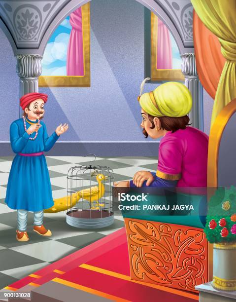 Akbar And Birbal Stock Illustration - Download Image Now - Adult, Art,  Cartoon - iStock