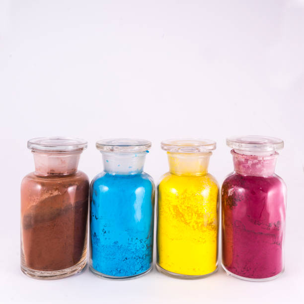 natural colored pigments in powder form