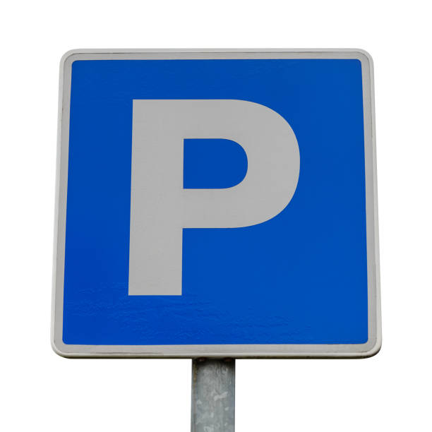 istock road sign parking isolated on white background 900160344