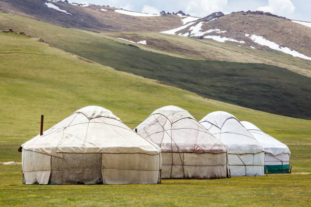istock Nice Mountains in Kyrgyzstan country 900168122