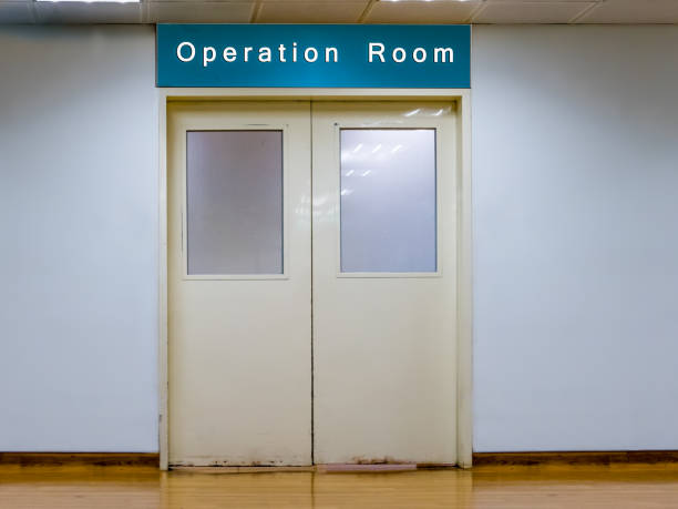 istock Doors to operation room at hospital 900168400