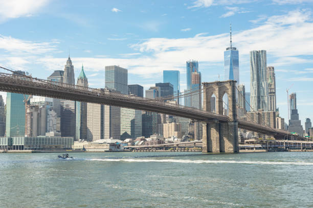 istock Brooklyn Bridge And View Of Lower Manhattan 900169344