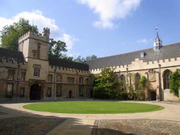 St. John´s College in Oxford stock photo