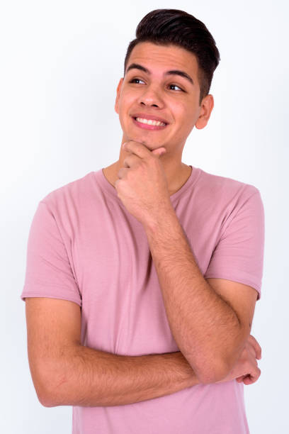 istock Portrait Of Handsome Middle Eastern Man Against White Background 900183866