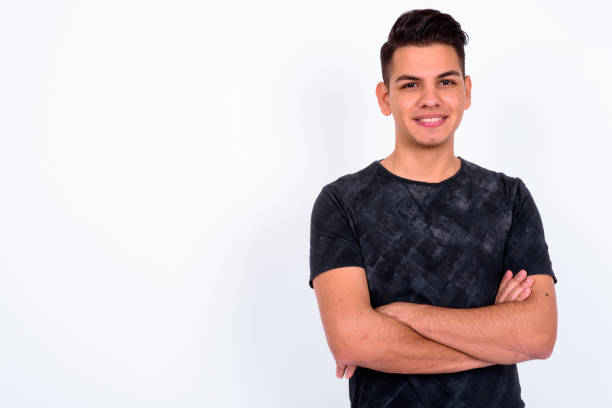 istock Portrait Of Handsome Middle Eastern Man Against White Background 900183926