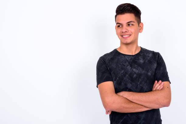 istock Portrait Of Handsome Middle Eastern Man Against White Background 900183936