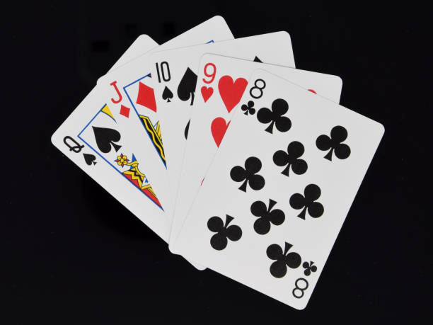 istock A Straight hand in poker card game 900184320