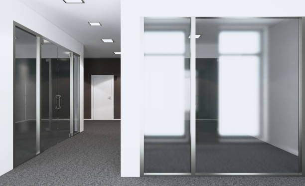 istock Empty modern office Cabinet. Meeting room. 3D rendering. 900192852
