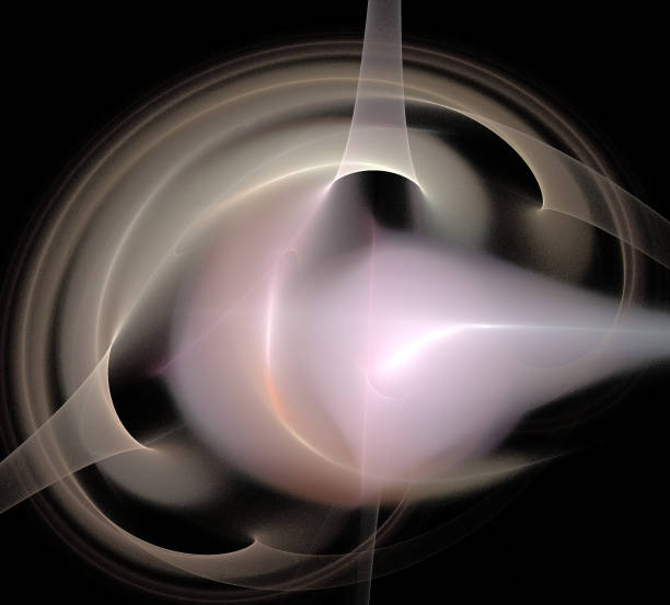 istock image of one Digital Fractal on Black Color 900210452
