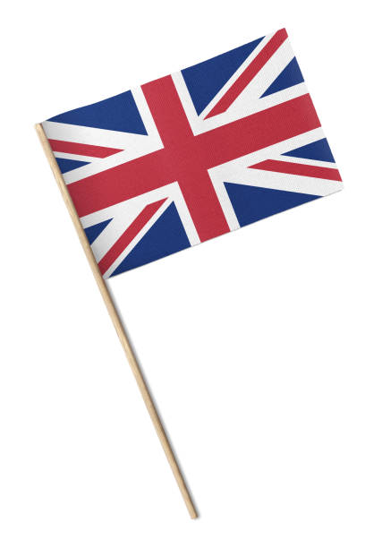 United Kingdom Flag Small flag isolated on a white background british flag photos stock pictures, royalty-free photos & images