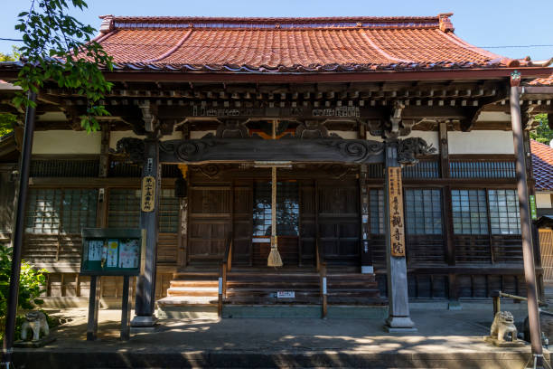 tempio hase-san kannon-in a kanazawa, il 25 ° tempio dei 33 luoghi santi di kanazawa. - hase temple foto e immagini stock