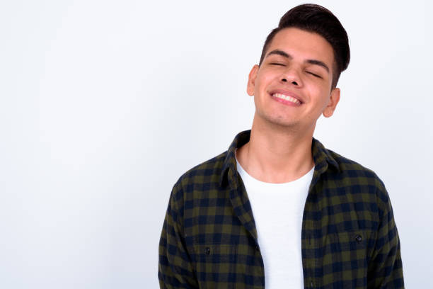 istock Portrait Of Handsome Young Middle Eastern Man Against White Background 900238812
