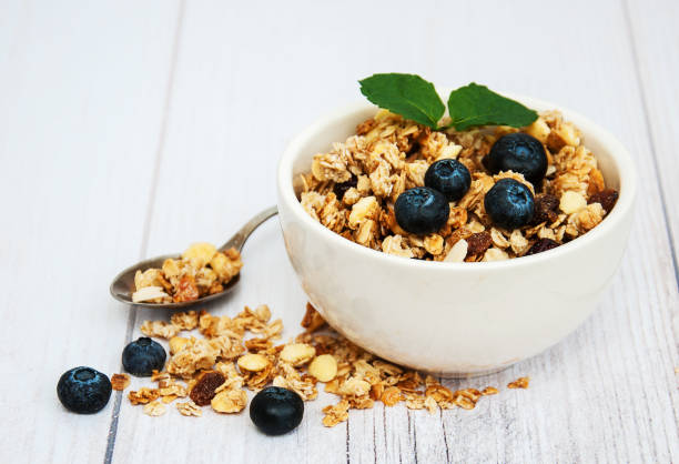 istock Homemade granola with blueberries 900247346