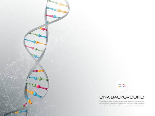 abstrakcyjne tło dna - dna backgrounds healthcare and medicine magnification stock illustrations