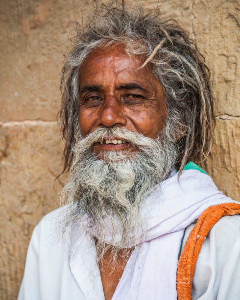 istock In Varanasi, smiling sadhu looking at the camera. 900281064
