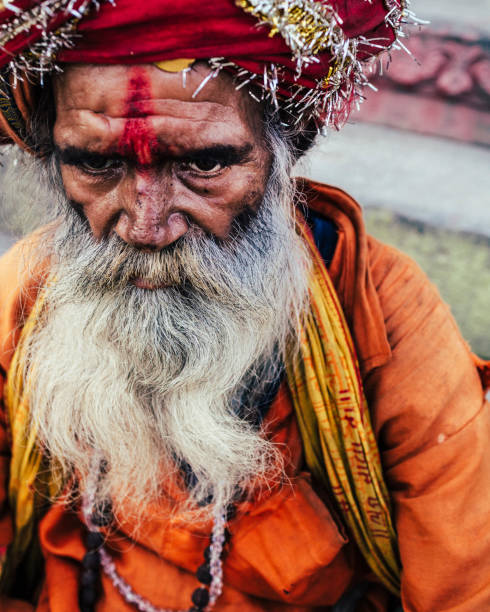 istock In Varanasi, a serious looking Indian sadhu. 900282038