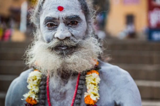 istock In Varanasi, an Indian sadhu looking at the camera. 900282206